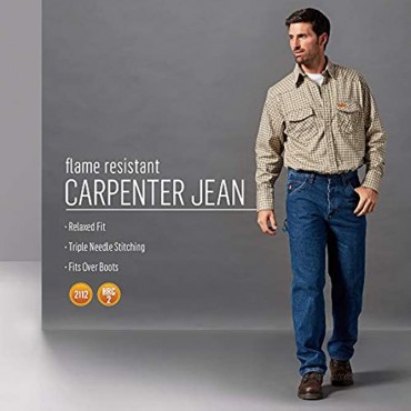 Wrangler Riggs Workwear Men's FR Flame Resistant Carpenter Jean