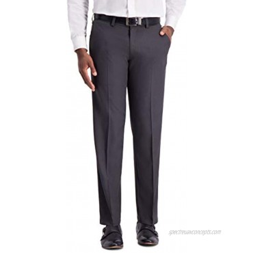 Haggar H26 Men's Big & Tall Straight Fit Performance 4 Way Stretch Trousers Pants -