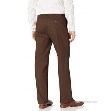 LEE Men's Total Freedom Stretch Relaxed Fit Flat Front Pant