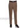 RGM Mens Dress Pants Formal and Work Slacks for Men – Pleated Front Cuffed Hem