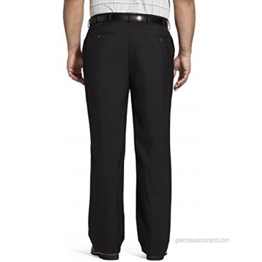 Van Heusen Men's Big and Tall Air Straight Fit Stretch Flat Front Dress Pant