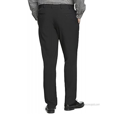 Van Heusen Men's Big & Tall Big and Tall Stain Shield Stretch Straight Fit Flat Front Dress Pant