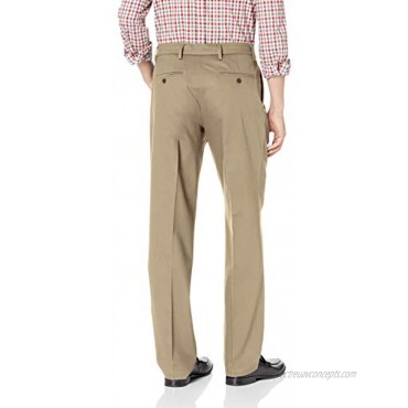Dockers Men's Classic Fit Signature Khaki Lux Cotton Stretch Pants Pleated Regular and Big & Tall