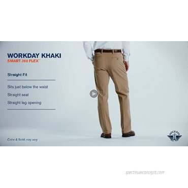 Dockers Men's Straight Fit Workday Khaki Smart 360 Flex Pant