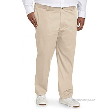 Essentials Men's Big & Tall Athletic-fit Wrinkle-Resistant Flat-Front Chino Pant