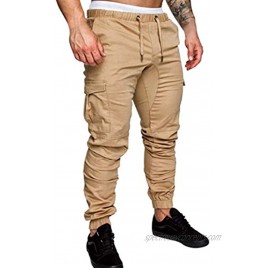 Leward Mens Fashion Joggers Sports Pants Slim Fit Casual Jogger Pant Chino Sweatpants Trousers Mens Long Pants