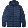 Essentials Men's Standard Lightweight Water-Resistant Packable Hooded Down Jacket