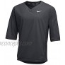 Nike Team Mens Dark Gray Lightweight Hot Baseball 3 4 Sleeve Jacket