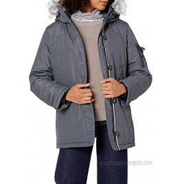 Skechers Men's Warm Winter Jacket with Faux Trimmed Hood