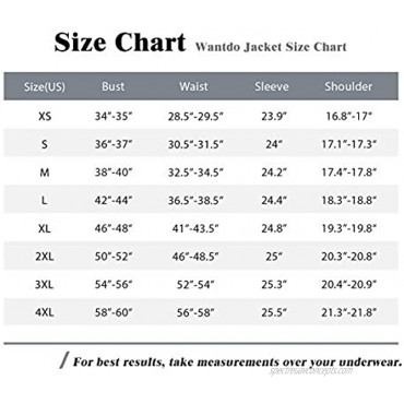 Wantdo Men's Thicken Winter Vest Water-Resistant Puffer Jacket Thicken Vest with Removable Hood