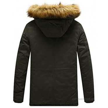 Wantdo Men's Winter Thicken Cotton Jacket Warm Outwear Coat