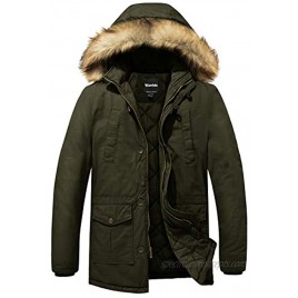 Wantdo Men's Winter Thicken Cotton Jacket Warm Outwear Coat
