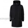 ZENTHACE Men's Long Down Coat Winter Warm Down Puffer Jacket with HoodBig and Tall
