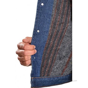 Wrangler Men's Regular Blanket Lined Denim Jacket