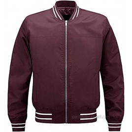 LACSINMO Men's Thin Jacket Outdoor Breathable Coat Lightweight Jacket for Baseball Golf Long Sleeve Sportswear