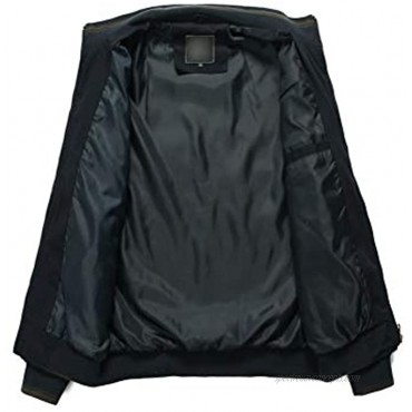 PASOK Men's Cotton Military Jackets Lightweight Outdoor Coat Stand Collar Windbreaker Field Jacket