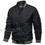 TACVASEN Men's Bomber Jackets Lightweight Windbreaker Spring Fall Full Zip Active Coat Outwear