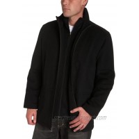 Andrew Marc Men's Wool Twill Midlength Jacket