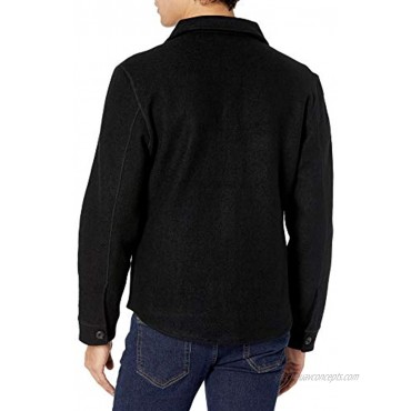 Billy Reid Men's Boiled Wool Shirt Jacket