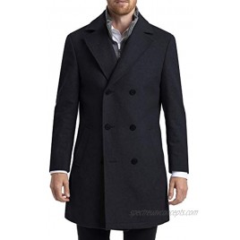 Chaps mens Classic Double-breasted Coat