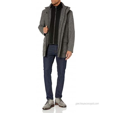 Cole Haan Men's Italian Twill Carcoat Jacket