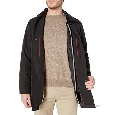 Cole Haan Signature Men's 2-in-1 Car Coat with Removable Lining