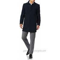 Hart Schaffner Marx Men's Wool Blend Coat Blue 36R