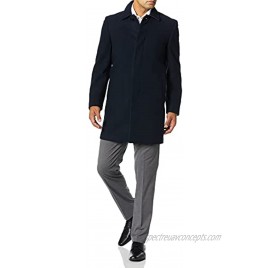 Hart Schaffner Marx Men's Wool Blend Coat Blue 40R