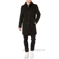 Kenneth Cole New York Men's Wool Jacket with Removable Hood