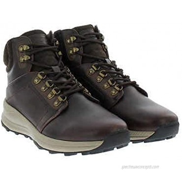 Khombu Men's Leather Memory Foam Lightweight Hiker Boot