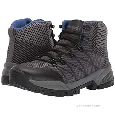 Propet Men's Traverse Hiking Boot Grey Black 14 3E US