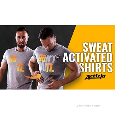 Actizio Sweat Activated Funny Motivational Workout Shirt Nobody Cares Work Harder