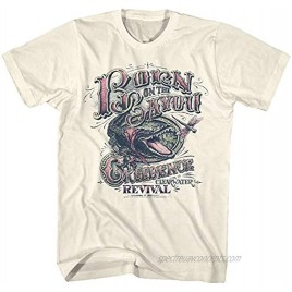 Creedence Clearwater Revival American Rock Band Adult Short Sleeve T-Shirt Born on The Bayou Graphic Tee