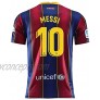 Domjurtd Messi #10 Home 2020 2021 New Season Men's Barcelona Soccer T-Shirts Jersey