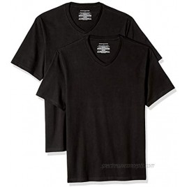 Essentials Men's 2-Pack Regular-Fit Short-Sleeve V-Neck T-Shirt