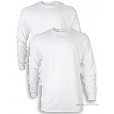 Gildan Men's Ultra Cotton Long Sleeve T-Shirt-Style G2400 Multipack