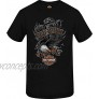 Harley-Davidson Military Men's Skull Eagle Graphic Black T-Shirt RAF Mildenhall | Eagle Fury