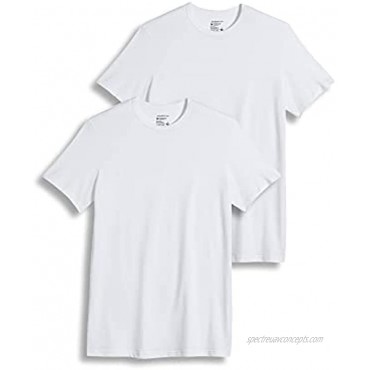 Jockey Men's T-Shirts Slim Fit Cotton Stretch Crew Neck T-Shirt 2 Pack