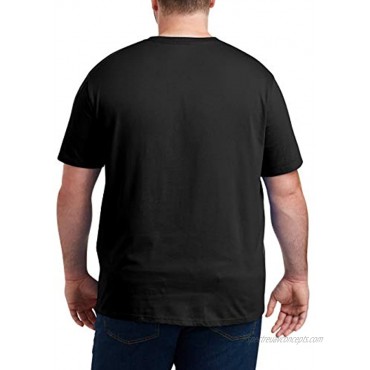 Men's Big & Tall 2-Pack Short-Sleeve V-Neck T-Shirt fit by DXL