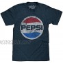 Tee Luv Pepsi T-Shirt Faded Pepsi Cola Classic 70s Logo Shirt