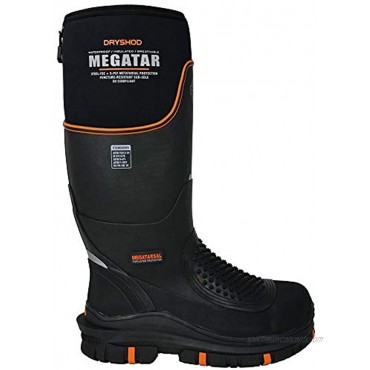 Dryshod Men's Megatar Steel Toe Work Boot Black