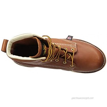 Thorogood Men's American Heritage 6 Tobacco Plain Toe MAXWear Wedge Non-Safety Toe Boot