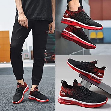 IIV Mens Air Running Shoes Casual Tennis Walking Althletic Gym Fashion Lightweight Slip On Sneakers