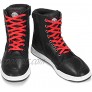 Men's Motorcycle Shoes Breathable Ankle Boot Protective Gear Anti-Slip Footwear Black 12