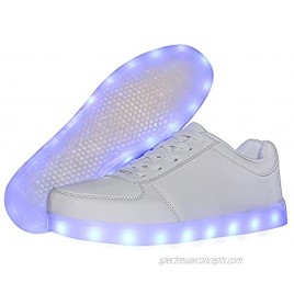YuanRoad Unisex LED Shoes Light Up Shoes for Women Men LED Sneakers with USB Charging Dancing Shoes