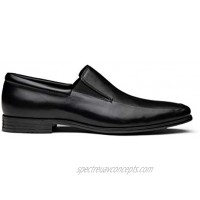 Dunross & Sons: Men's Dress Shoe Leather Loafer. Versatile Slip-On with Breathable Leather Lining and Durable Rubber Sole for All Occasions.