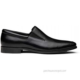 Dunross & Sons: Men's Dress Shoe Leather Loafer. Versatile Slip-On with Breathable Leather Lining and Durable Rubber Sole for All Occasions.