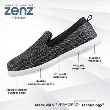 isotoner Zenz Men's Sport Knit Moccasin Slip-on Shoe