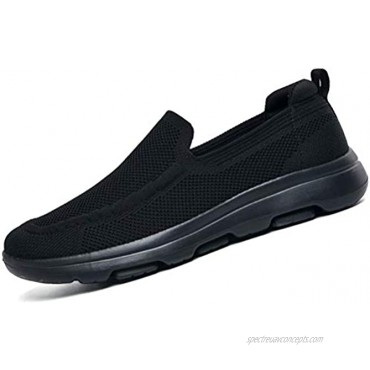 konhill Men's Slip on Loafers Walking Shoes Mesh Casual Tennis Sneaker