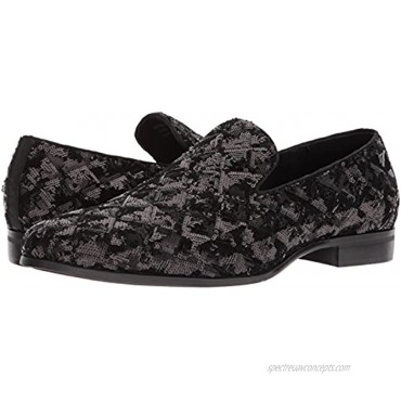 STACY ADAMS Men's Swank Sequined Slip-on Driving Style Loafer